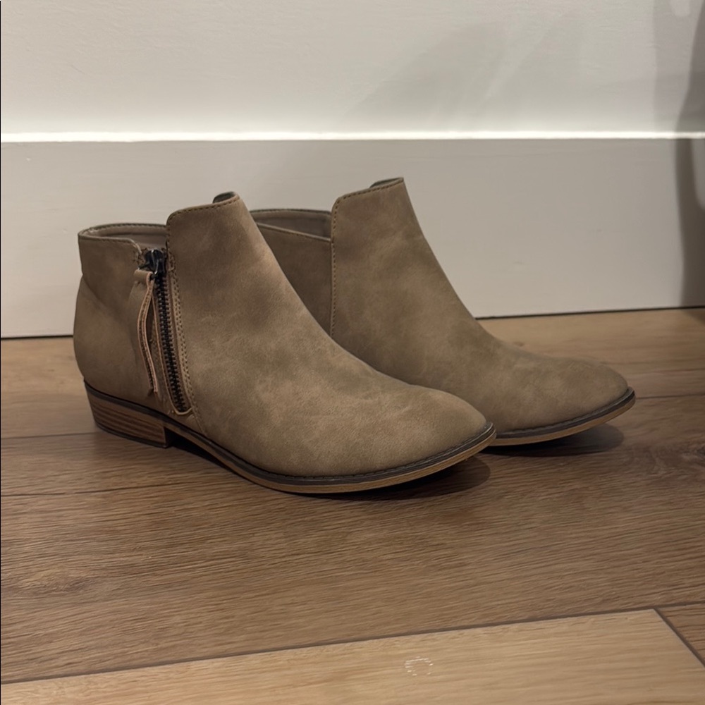 Taupe Ankle Boots